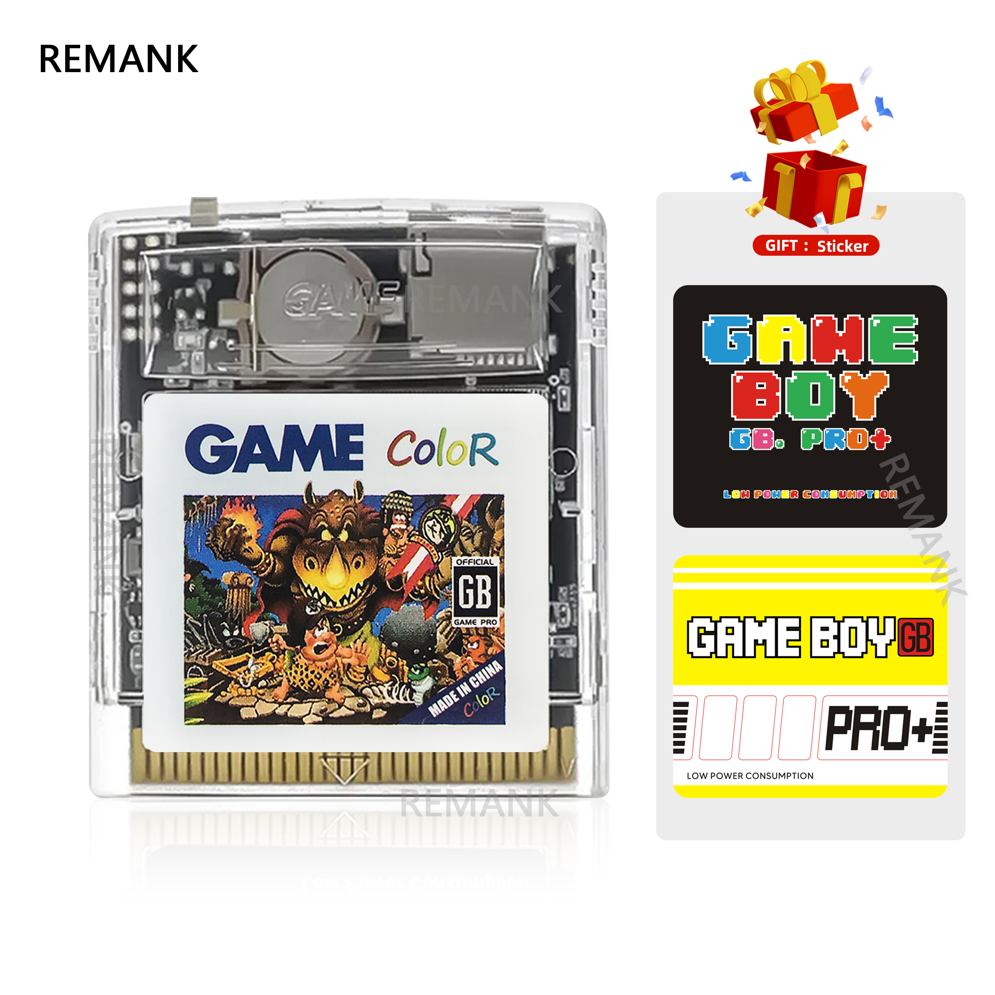 Retro Game Card - REMANK For GameBoy Color GB Cart