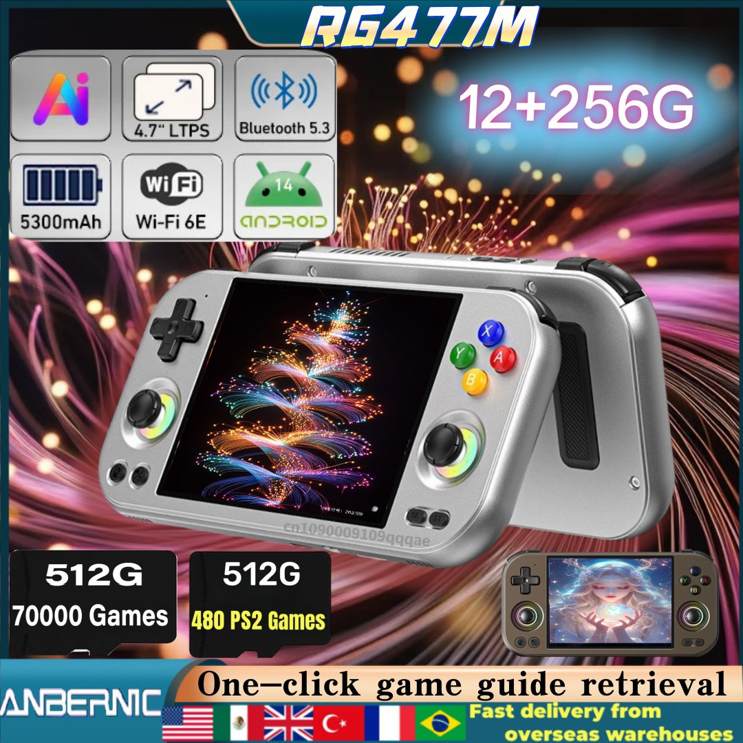 Retro Gaming Qss - ANBERNIC RG477M RG Slide Retro Handheld