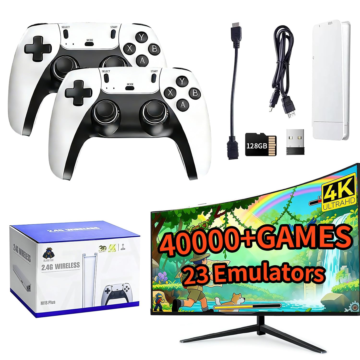 Retro Gaming N64 - 2026 Retro Gaming Console, 4K HD