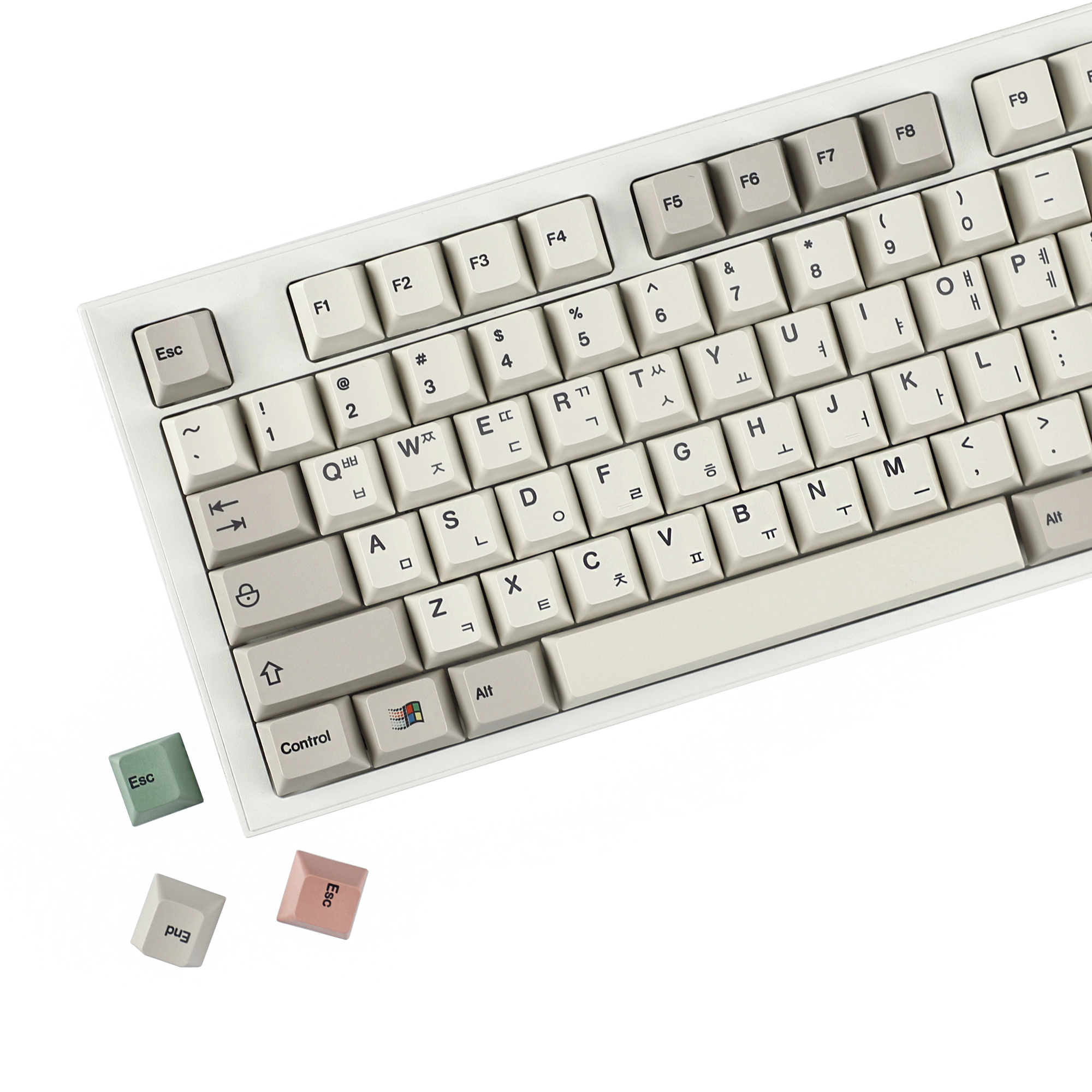 Retro Gaming Keycaps - YMDK 161 Keys 9009 English Korean