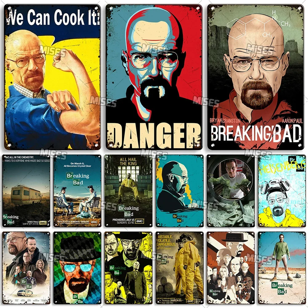 Retro Gaming Pictures - Breaking Bad Classic TV Metal Plate