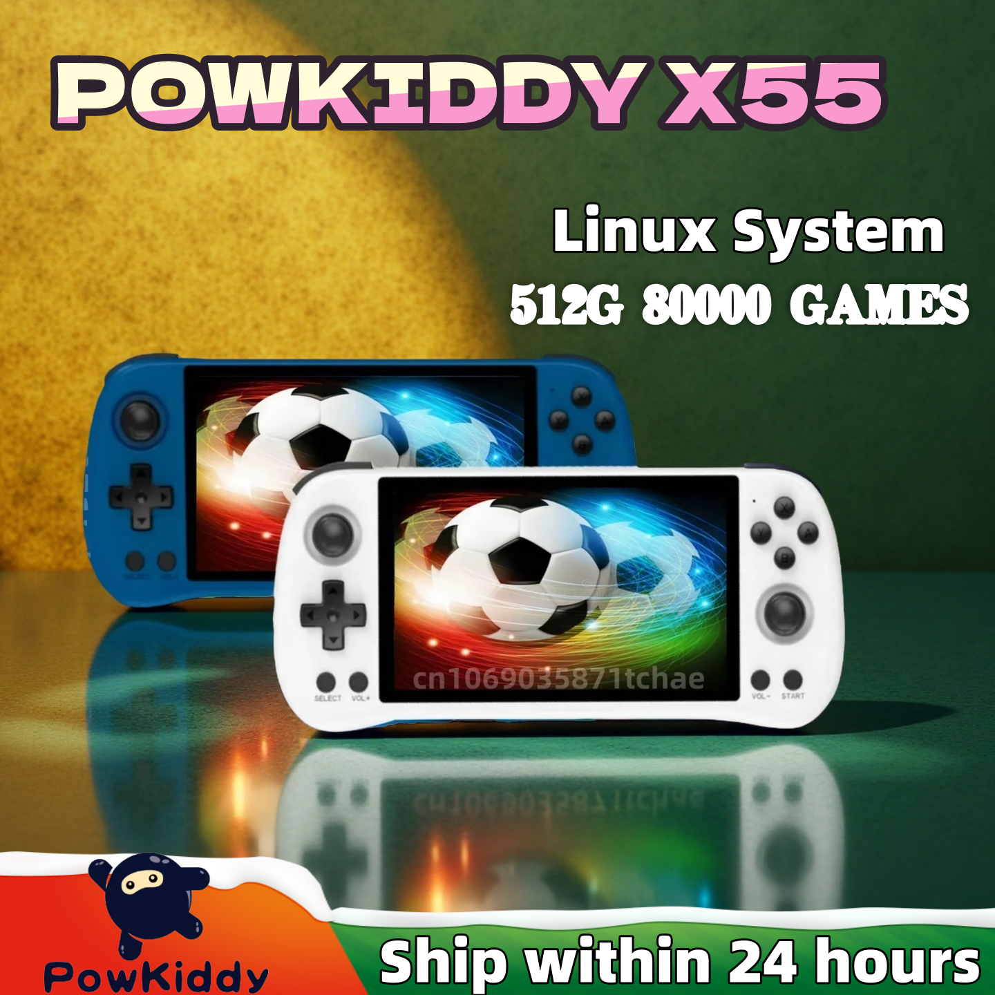 Retro Gaming Qss - POWKIDDY X55 Handheld Game Console Retro