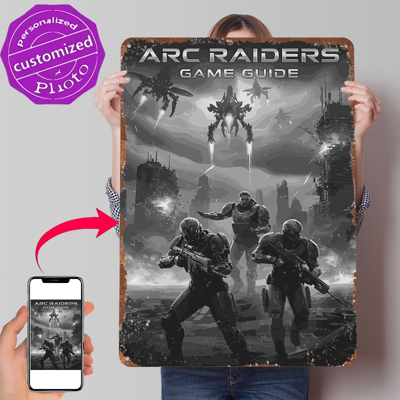 Retro Gaming Guide - Arc Raiders Game Guide Cover Metal