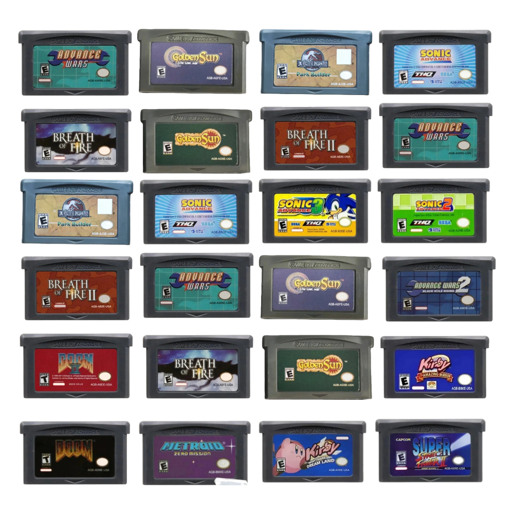 Retro Game Card - Classic GBA Game Cartridge Kirby Wars