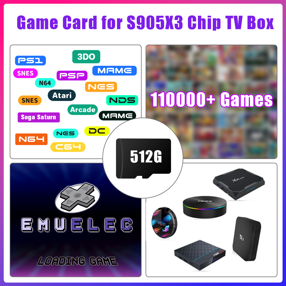 Retro Gaming N64 - Game TF Card for S905X3 Chip