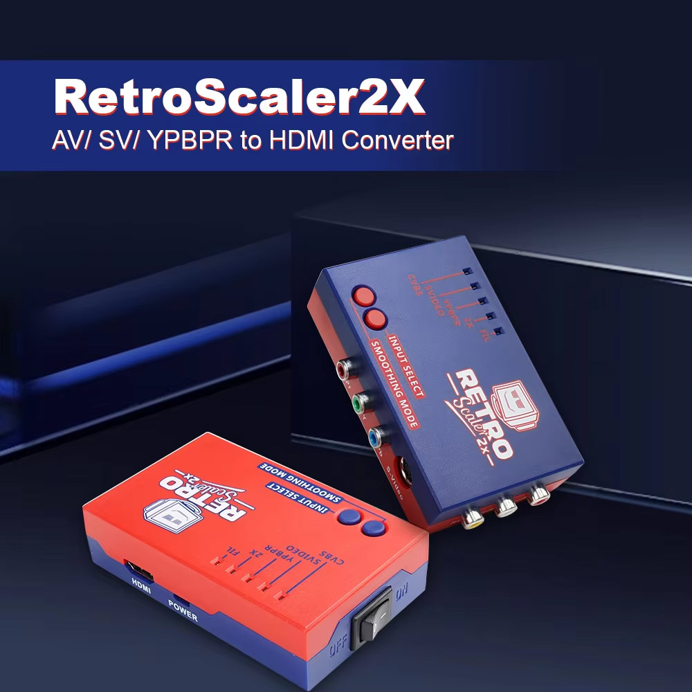 Retro Gaming Hard Drive - RetroScaler2X A/V To HDMI™ Converter For