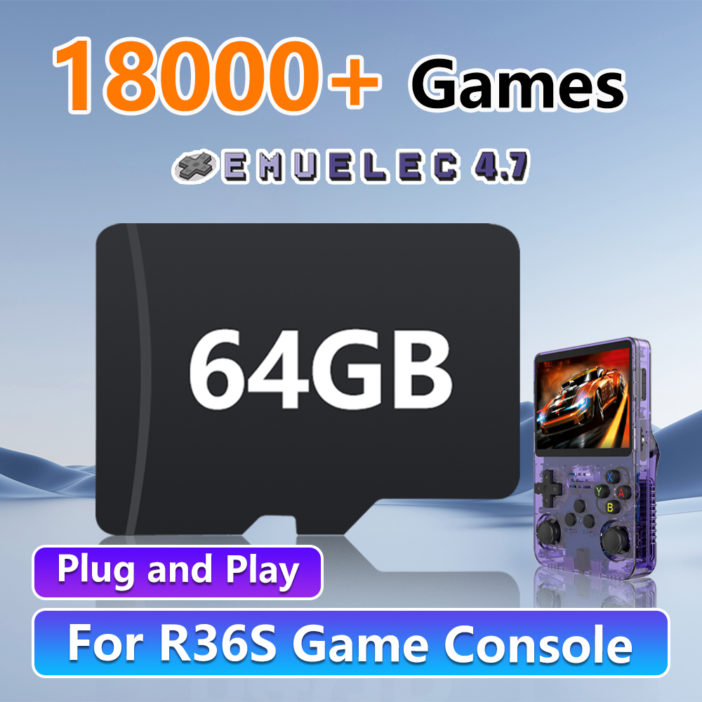 64GB Game Card for R36S Retro  - Retro Gaming N64 reseña y precio