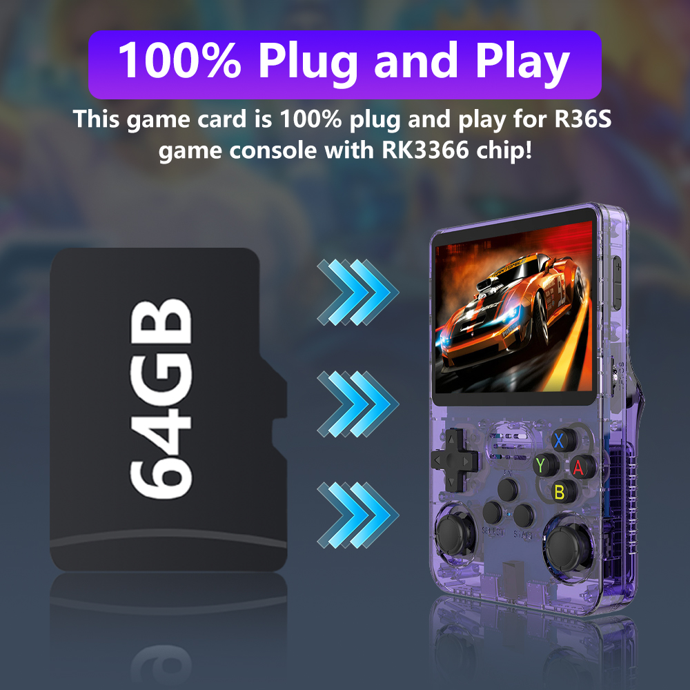 64GB Game Card for R36S Retro  - Retro Gaming N64 reseña y precio