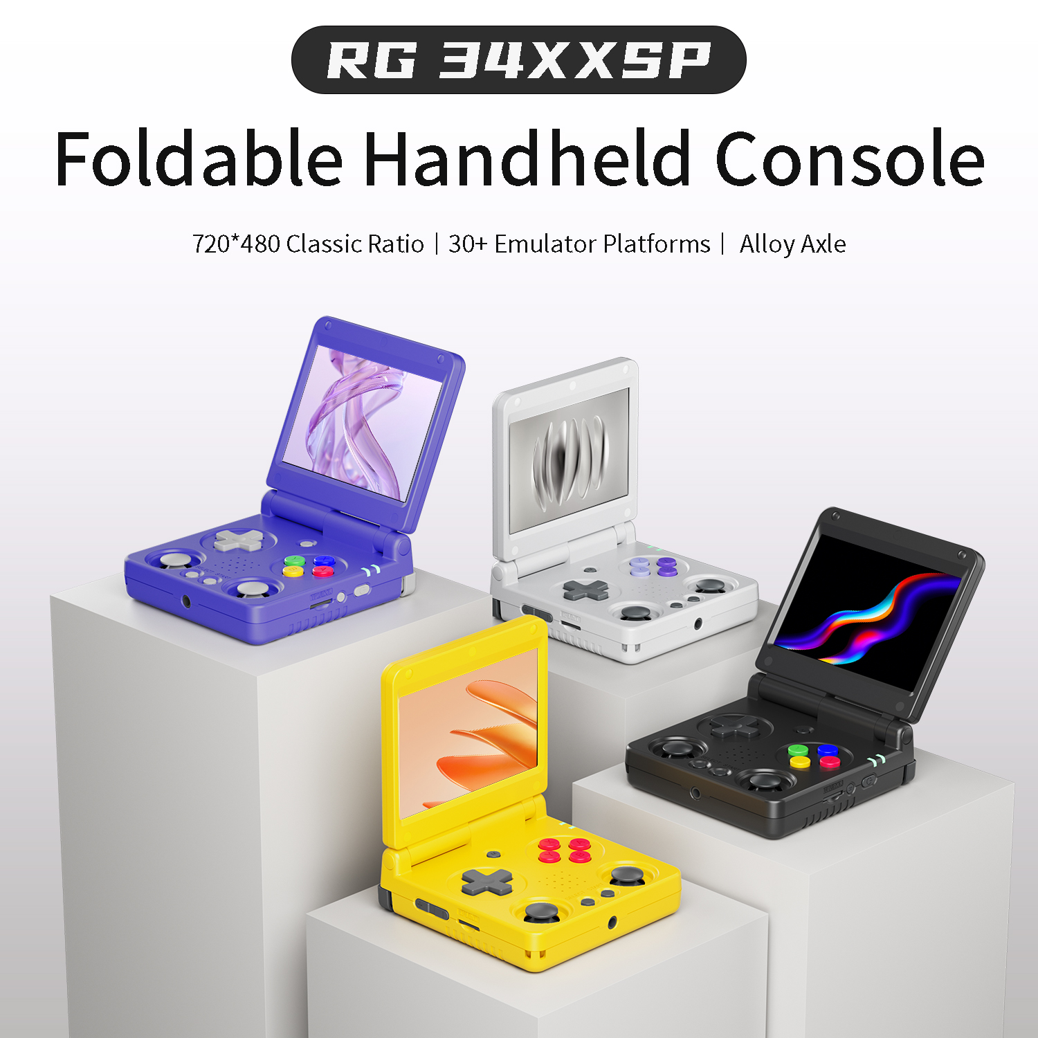 Anbernic RG34XXSP RG35XXSP Fli - Retro Gaming Qss reseña y precio