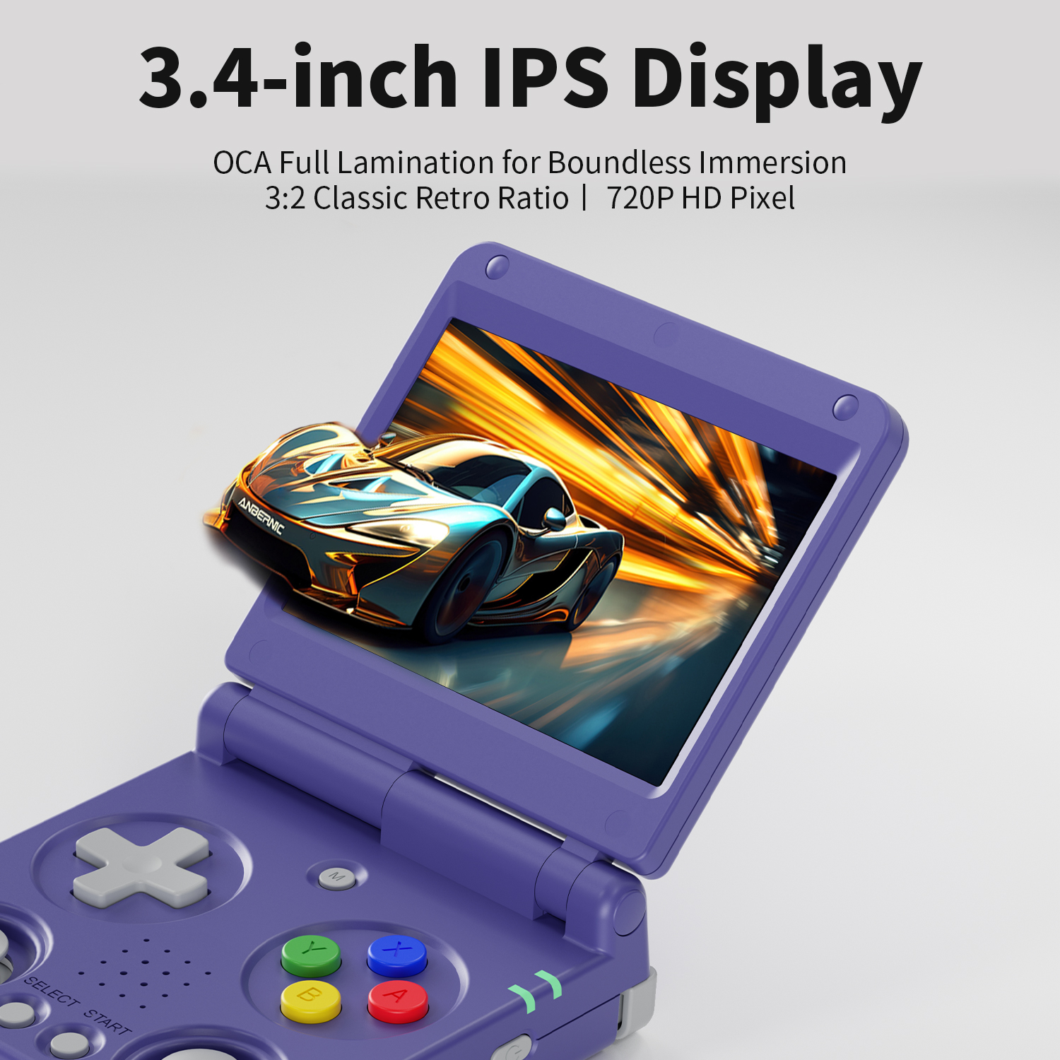 Anbernic RG34XXSP RG35XXSP Fli - Retro Gaming Qss reseña y precio