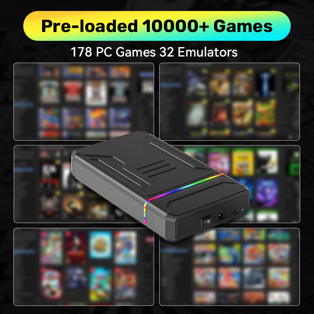 3TB External Retro Game HDD Em - Retro Gaming Hard Drive reseña y precio