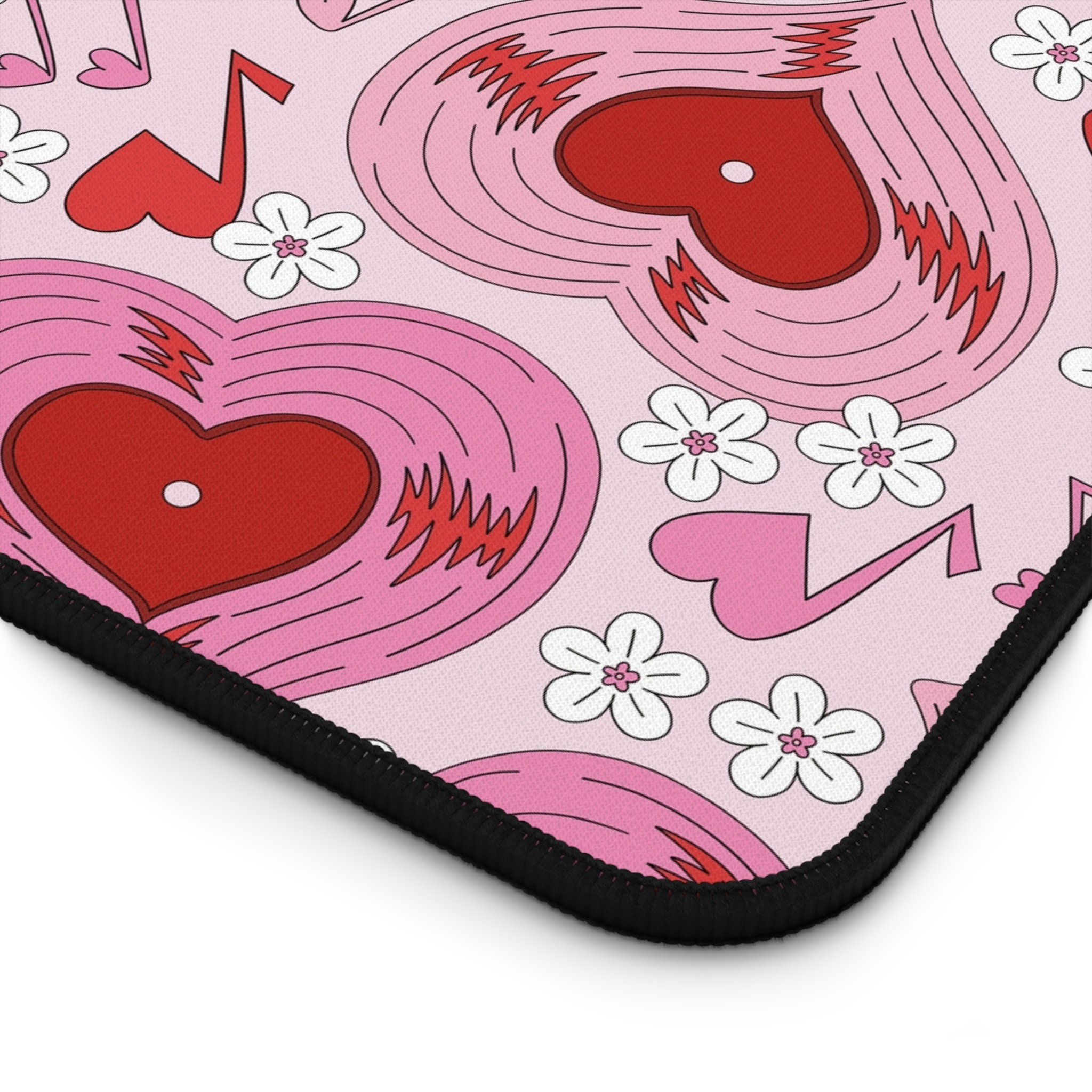 Heart-shaped Vinyl Record Desk - Retro Gaming Laptop reseña y precio