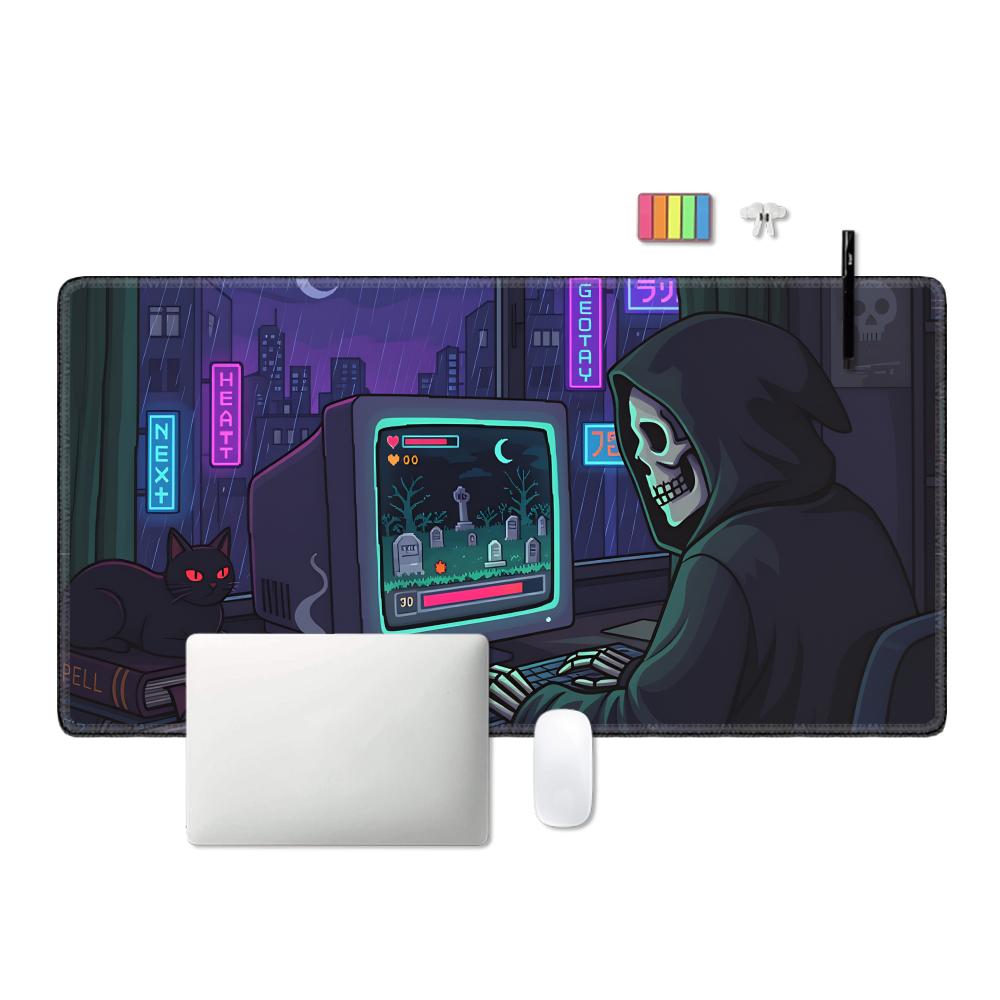 HYBXAXC Cozy Gamer DeskMat, Sp - Retro Gaming Vibe reseña y precio