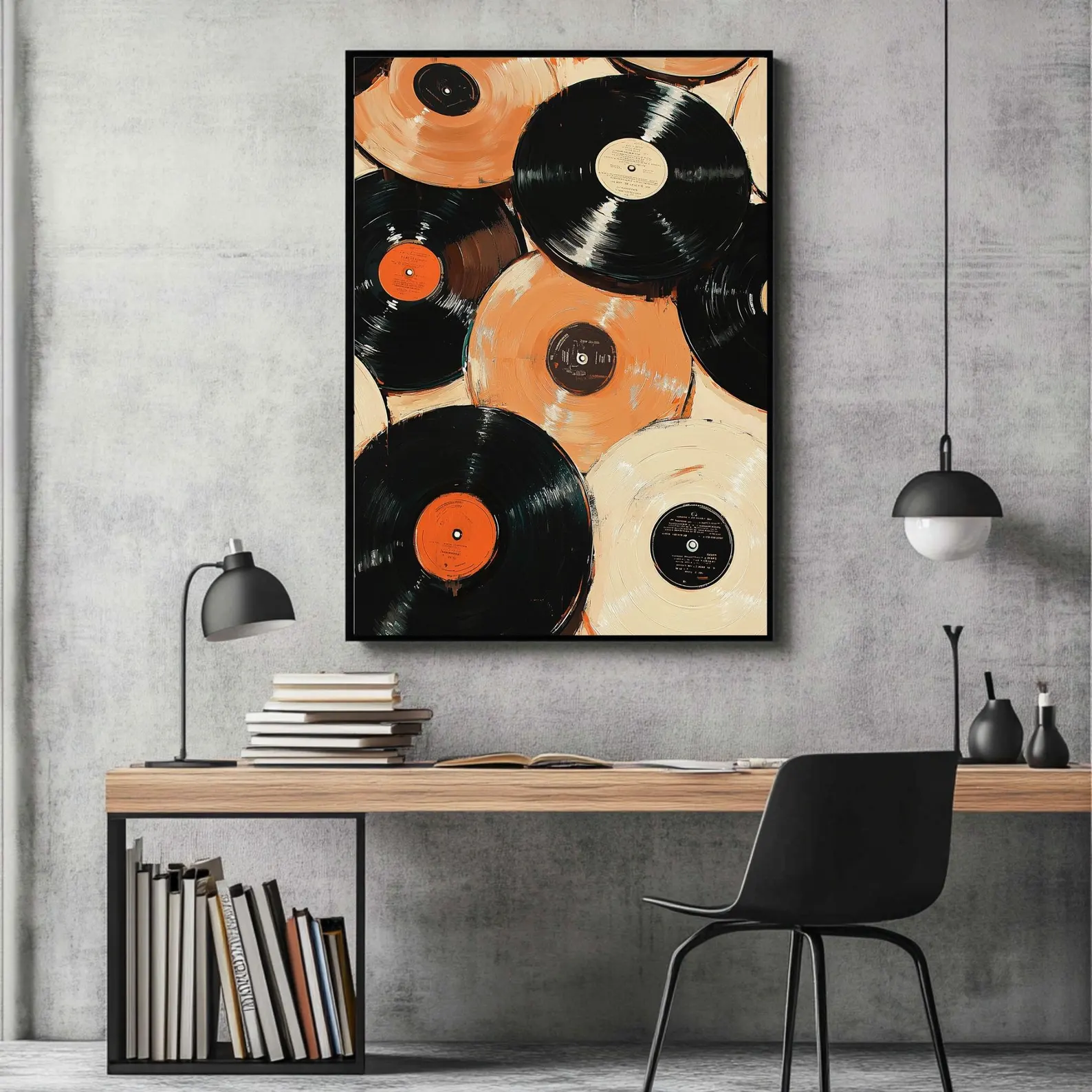 Vintage Record Eclectic Wall A - Retro Gaming Pictures reseña y precio