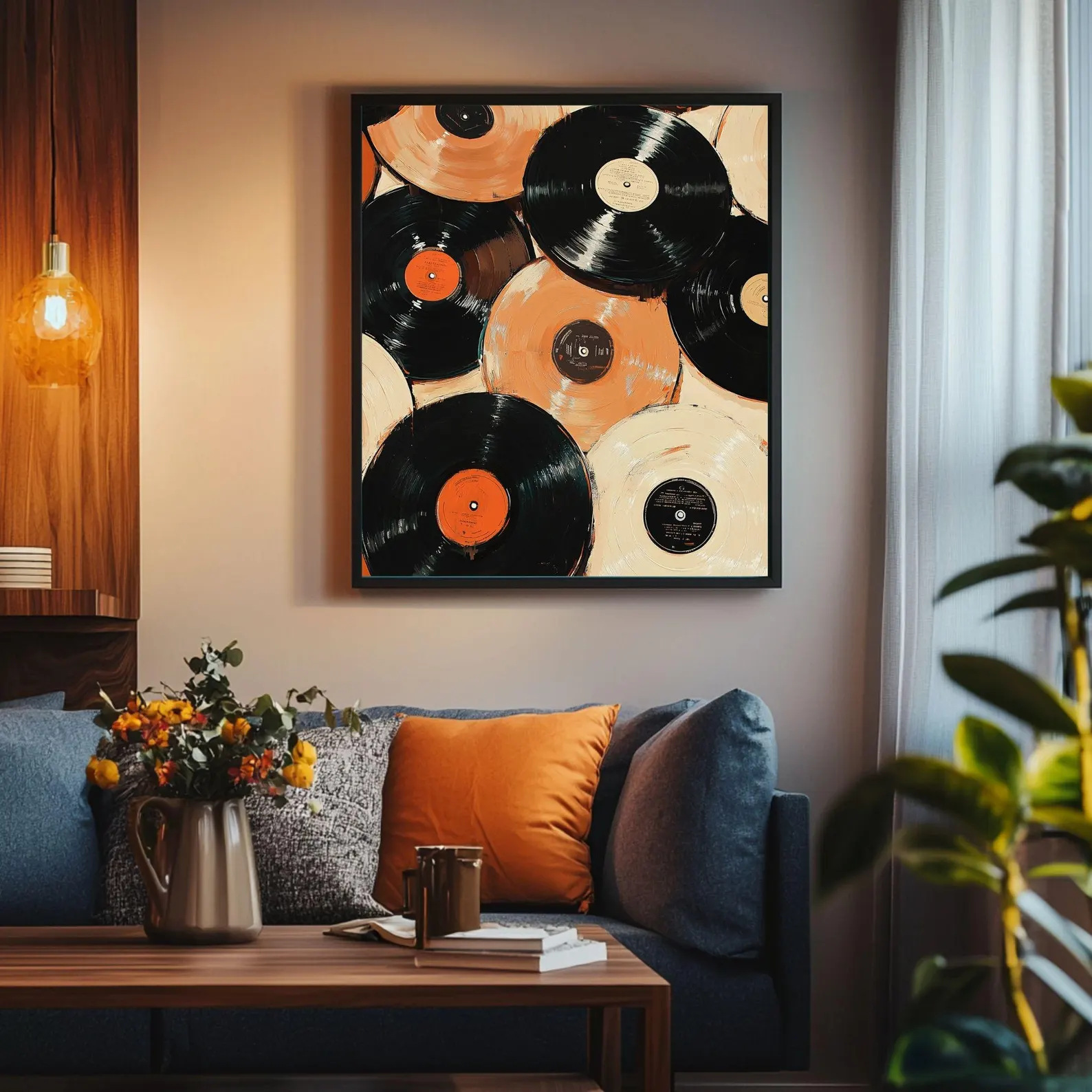 Vintage Record Eclectic Wall A - Retro Gaming Pictures reseña y precio