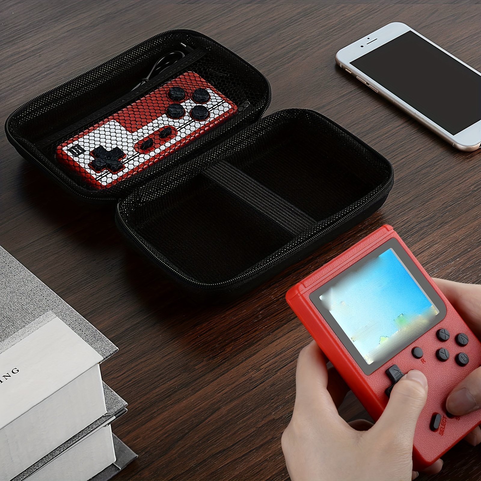 Handheld Game Console Carrying - Retro Gaming Cable reseña y precio