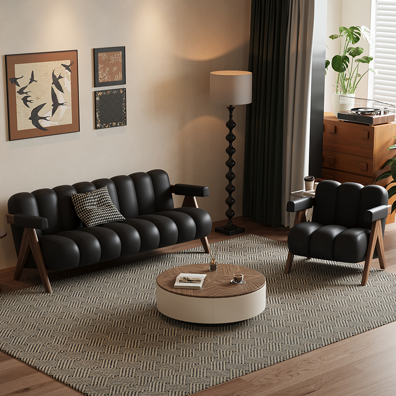 French Retro Sofas Black Livin - Retro Gaming Lounge reseña y precio