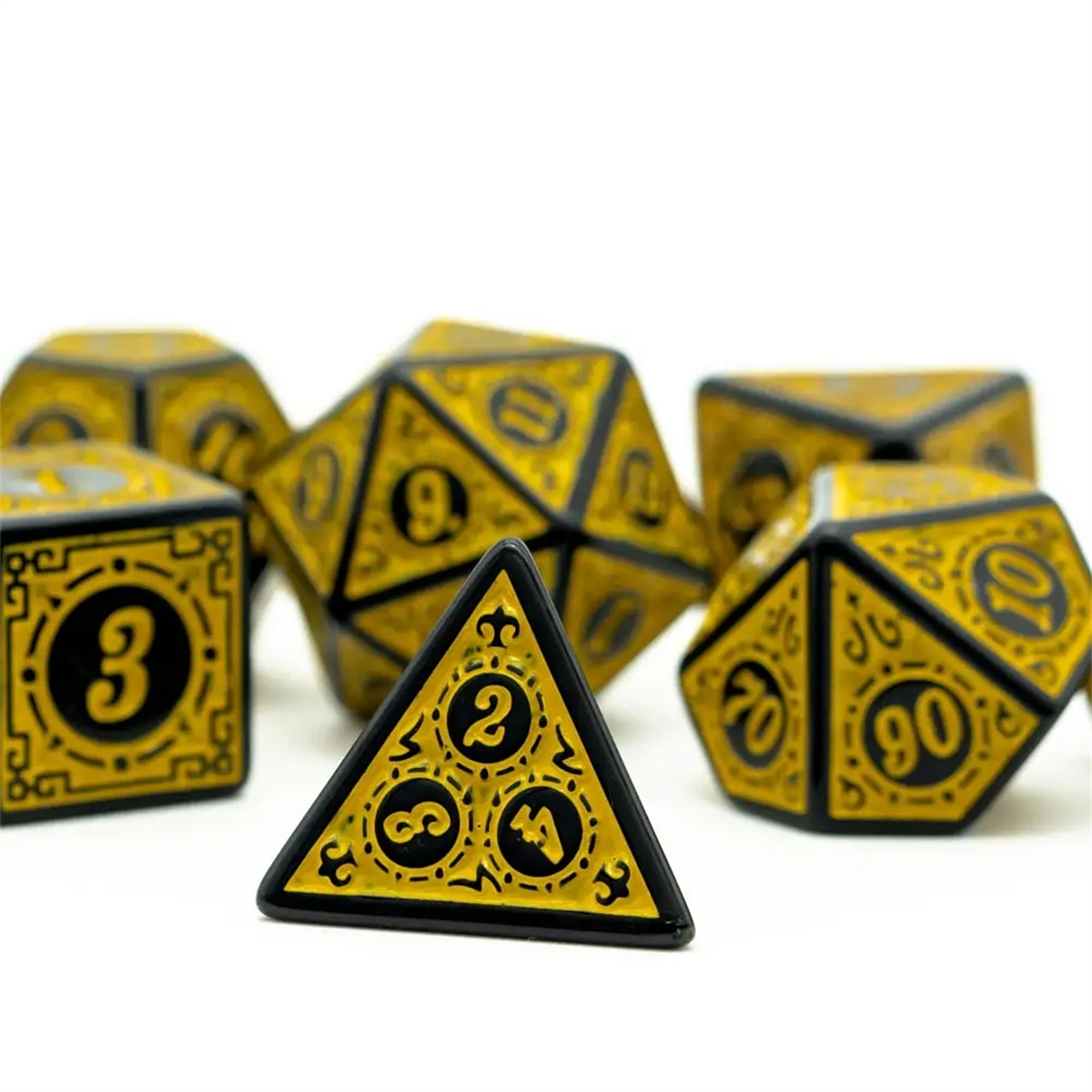 High Quality Plastic DND Dice  - Retro Gaming Font reseña y precio