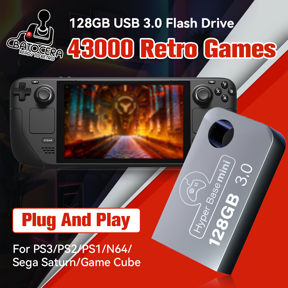 Batocera 128G Gaming Stick Wit - Retro Gaming Laptop reseña y precio