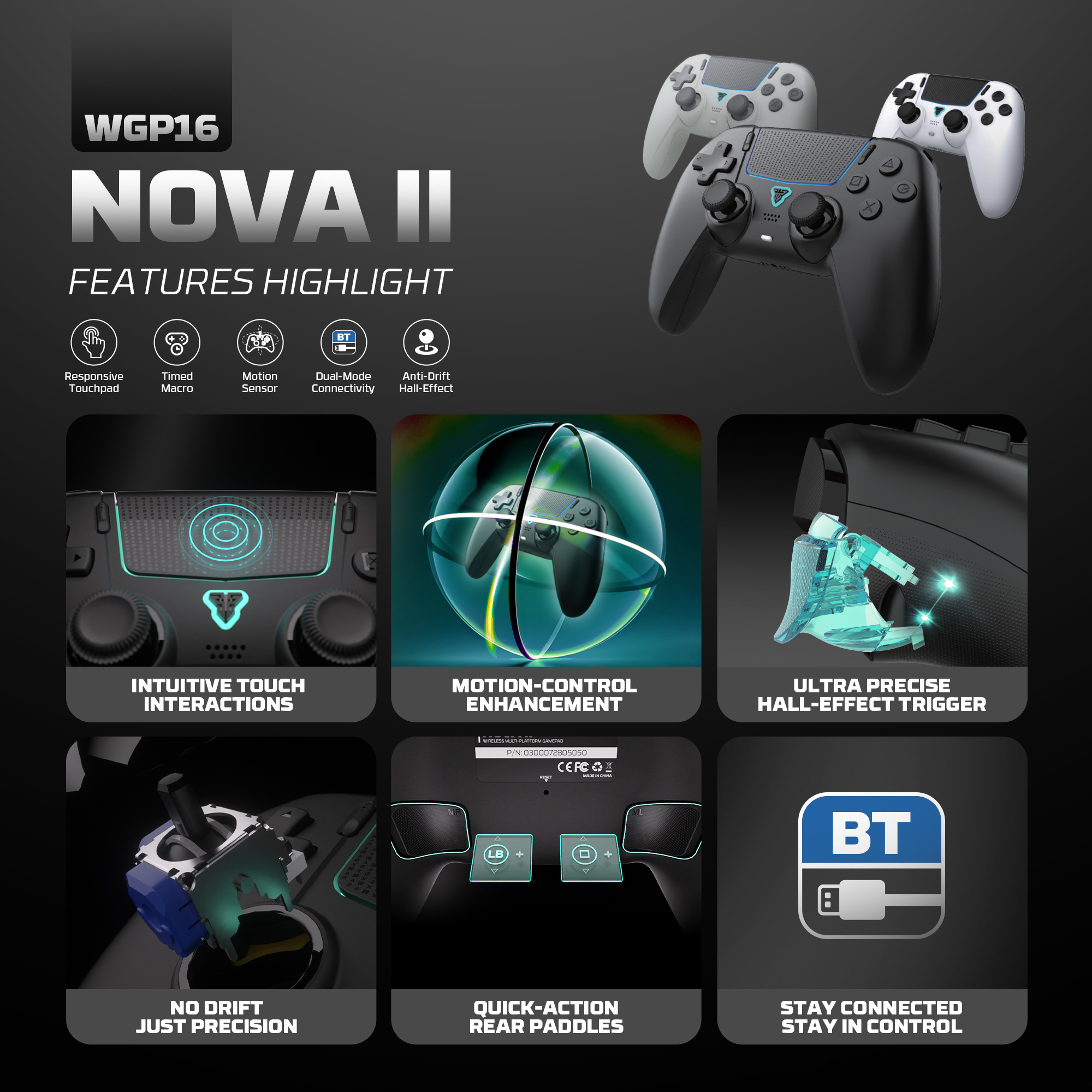 FANTECH NOVA II WGP16 Wireless - Nes Controller Usb reseña y precio
