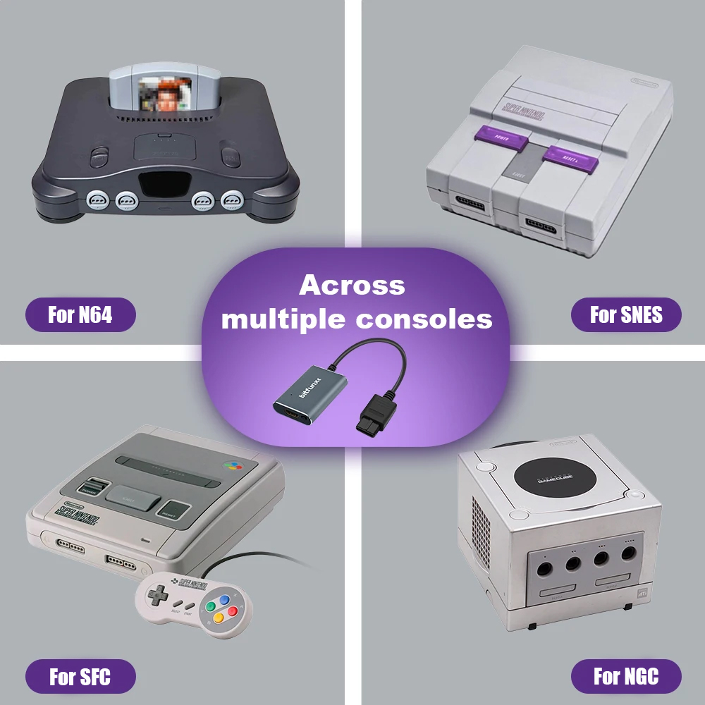 Bitfunx 720P Svideo / AV To HD - Retro Gaming N64 reseña y precio