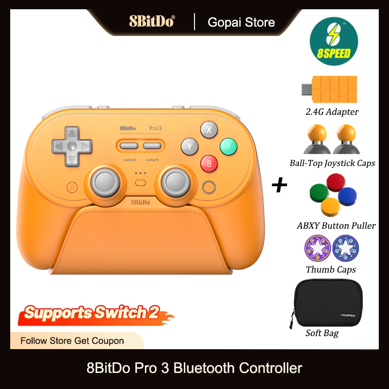8BitDo Pro 3 Bluetooth Control - Nes Controller Usb reseña y precio