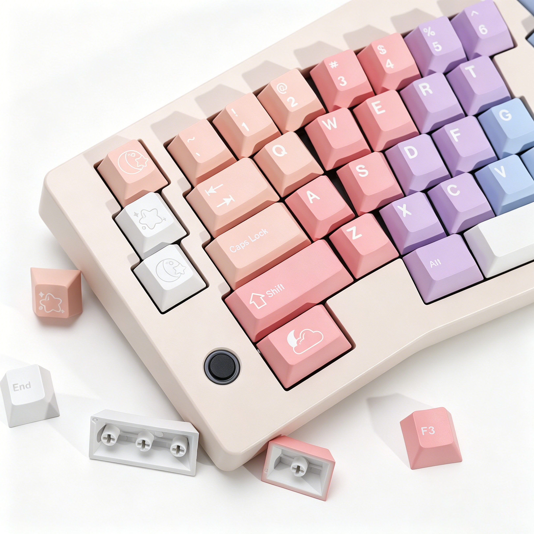 KBDiy Dreamscape Theme Keycaps - Retro Gaming Keycaps reseña y precio