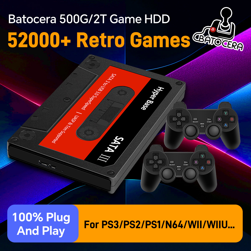 Batocera 500G Retro Game Hard  - Retro Gaming Hard Drive reseña y precio