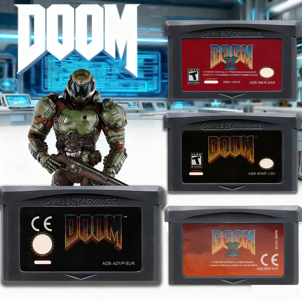 DOOM Series 32 Bit GBA Game Ca - Retro Game Card reseña y precio