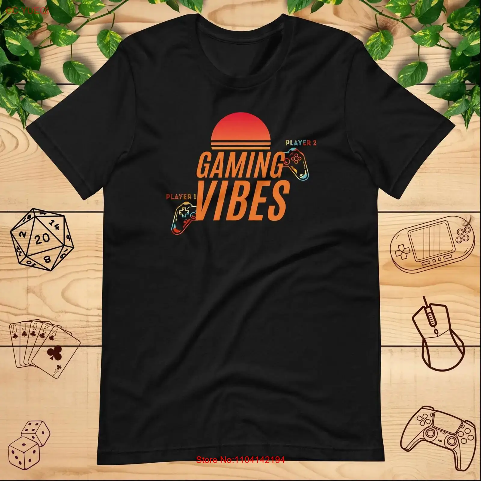 Gaming Vibes t shirt Player 1  - Retro Gaming Vibe reseña y precio