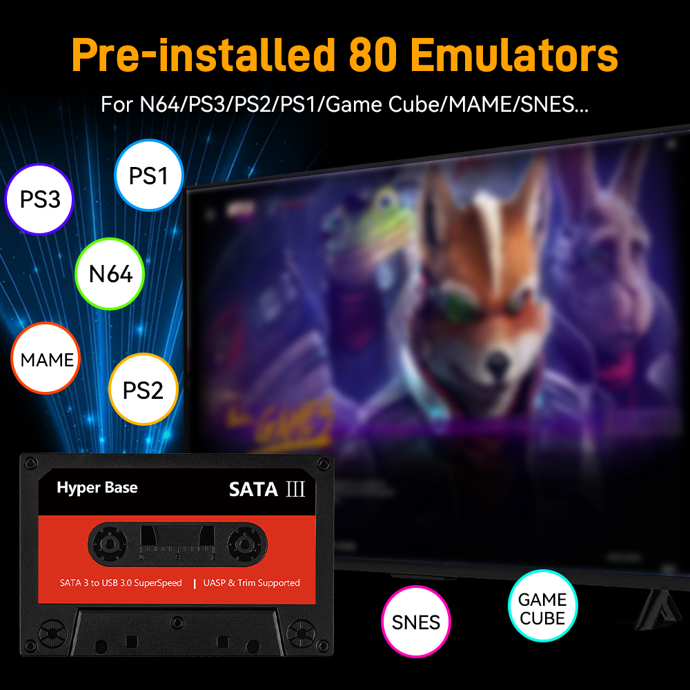 Batocera 500G/2T Emulator Game - Retro Gaming N64 reseña y precio