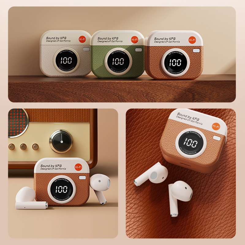 Q86 Retro Camera Wireless Earb - Retro Gaming Cable reseña y precio