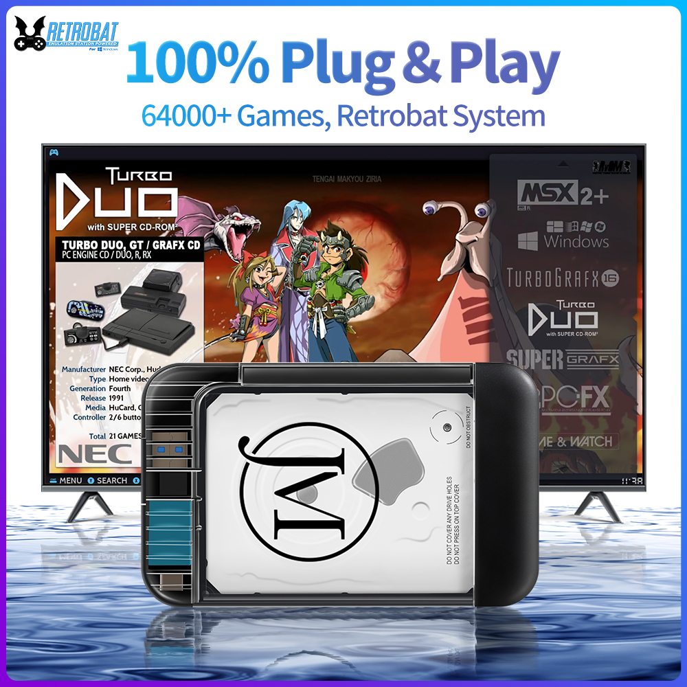 RETROBAT Portable 500G Gaming  - Retro Gaming Laptop reseña y precio