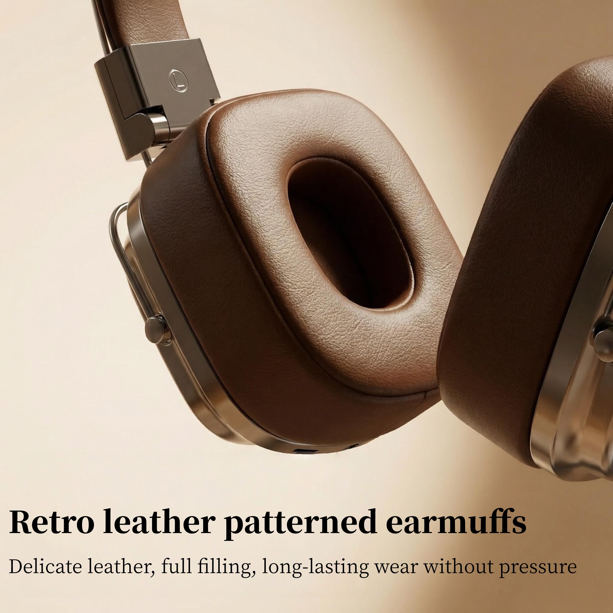 Retro Leather Over-ear Headpho - Retro Gaming Cable reseña y precio