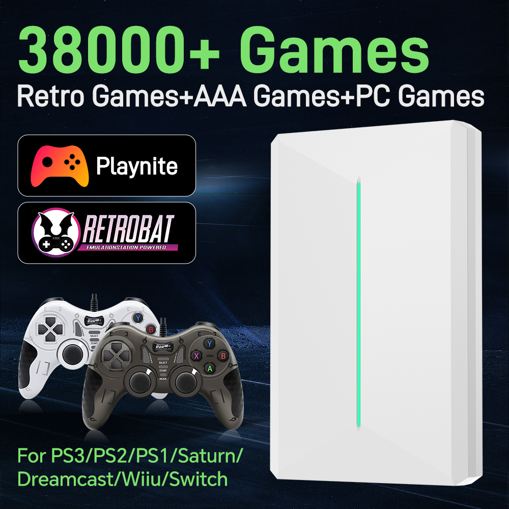 Playnite&Retrobat 500GB Game H - Retro Gaming Hard Drive reseña y precio