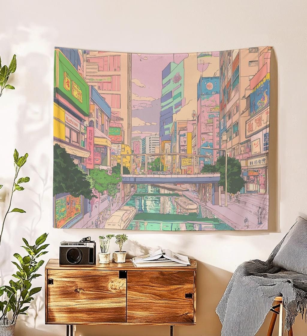 Asian City Vibes Vaporwave Ill - Retro Gaming Vibe reseña y precio