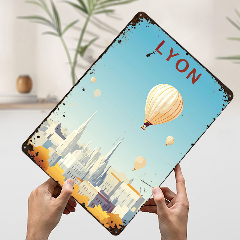 Travel to Lyon Printed Poster  - Retro Gaming Lyon reseña y precio