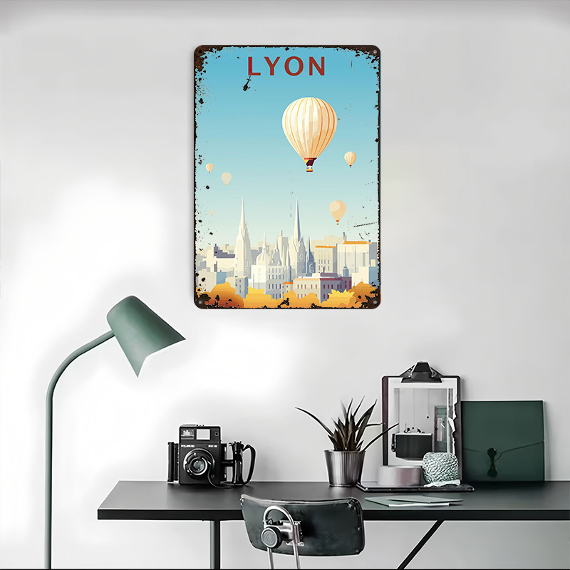 Travel to Lyon Printed Poster  - Retro Gaming Lyon reseña y precio