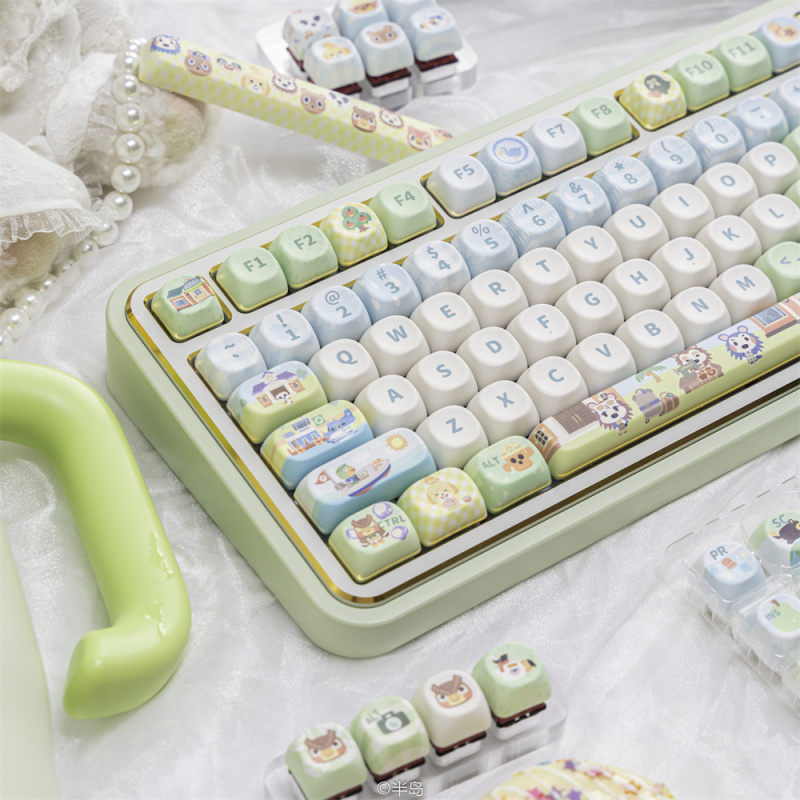 Cute Animal Keycaps,137 Keys C - Retro Gaming Keycaps reseña y precio
