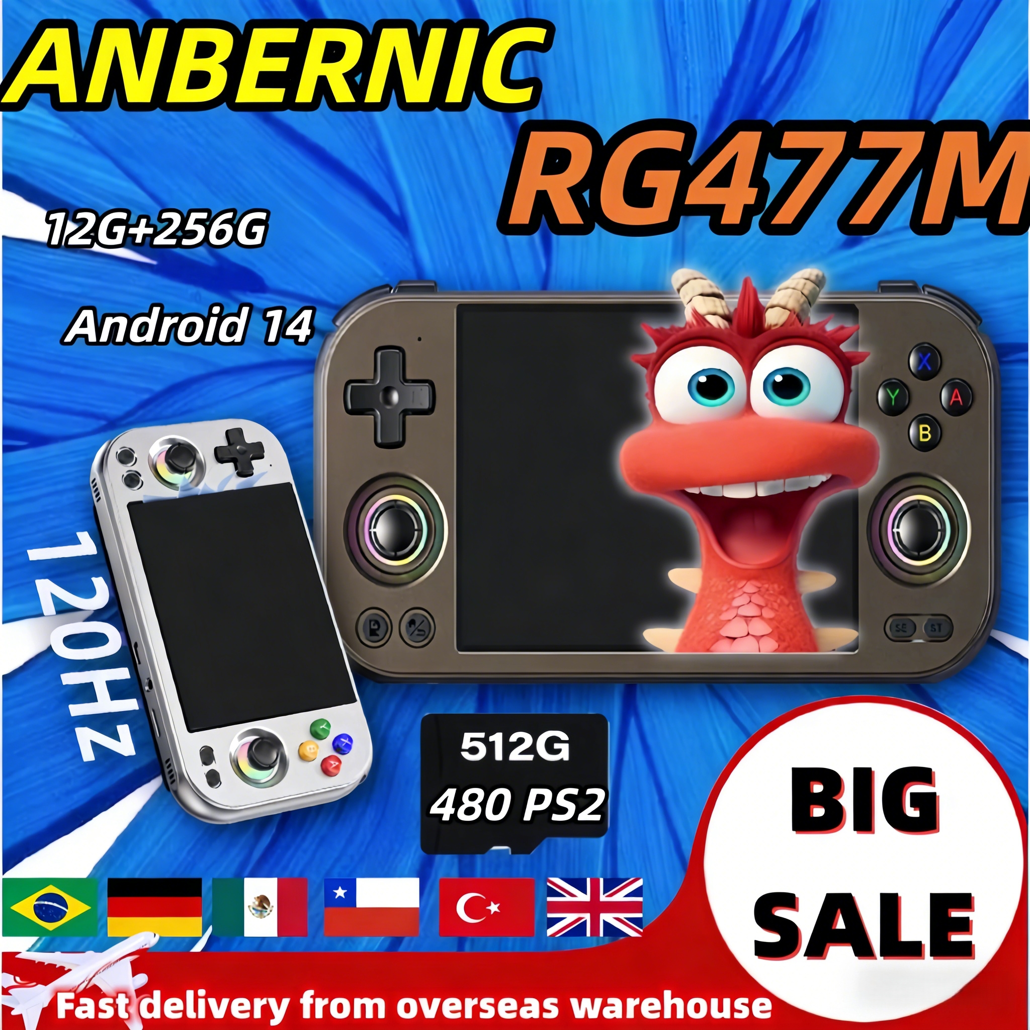 ANBERNIC RG 477M Retro Video G - Retro Gaming Qss reseña y precio
