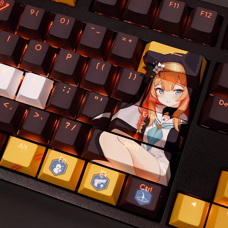 108 Keys/set Blue Archive Loch - Retro Gaming Keycaps reseña y precio