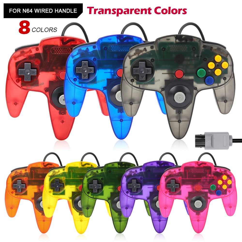 8 Colors Wired Gamepad For N64 - Retro Gaming N64 reseña y precio