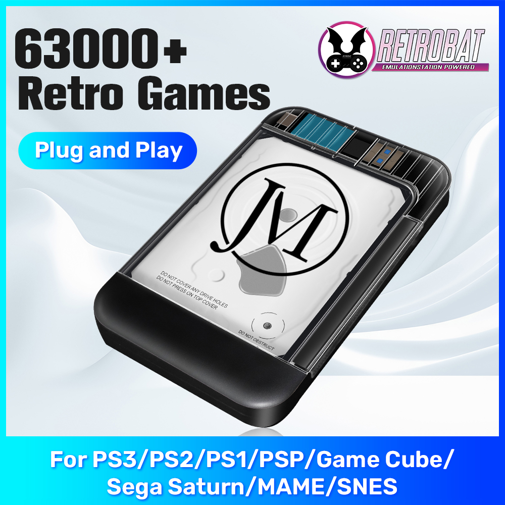 Retrobat 500G Game Hard Drive  - Retro Gaming Hard Drive reseña y precio