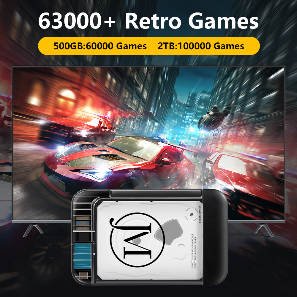 Retrobat 500G Game Hard Drive  - Retro Gaming Hard Drive reseña y precio