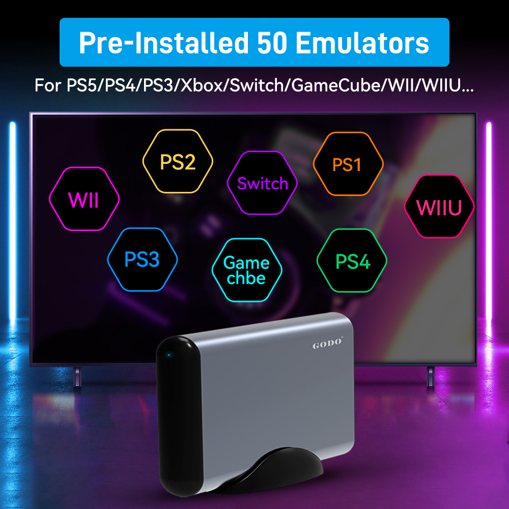 Mix 6T Portable Emulator Game  - Retro Gaming Hard Drive reseña y precio