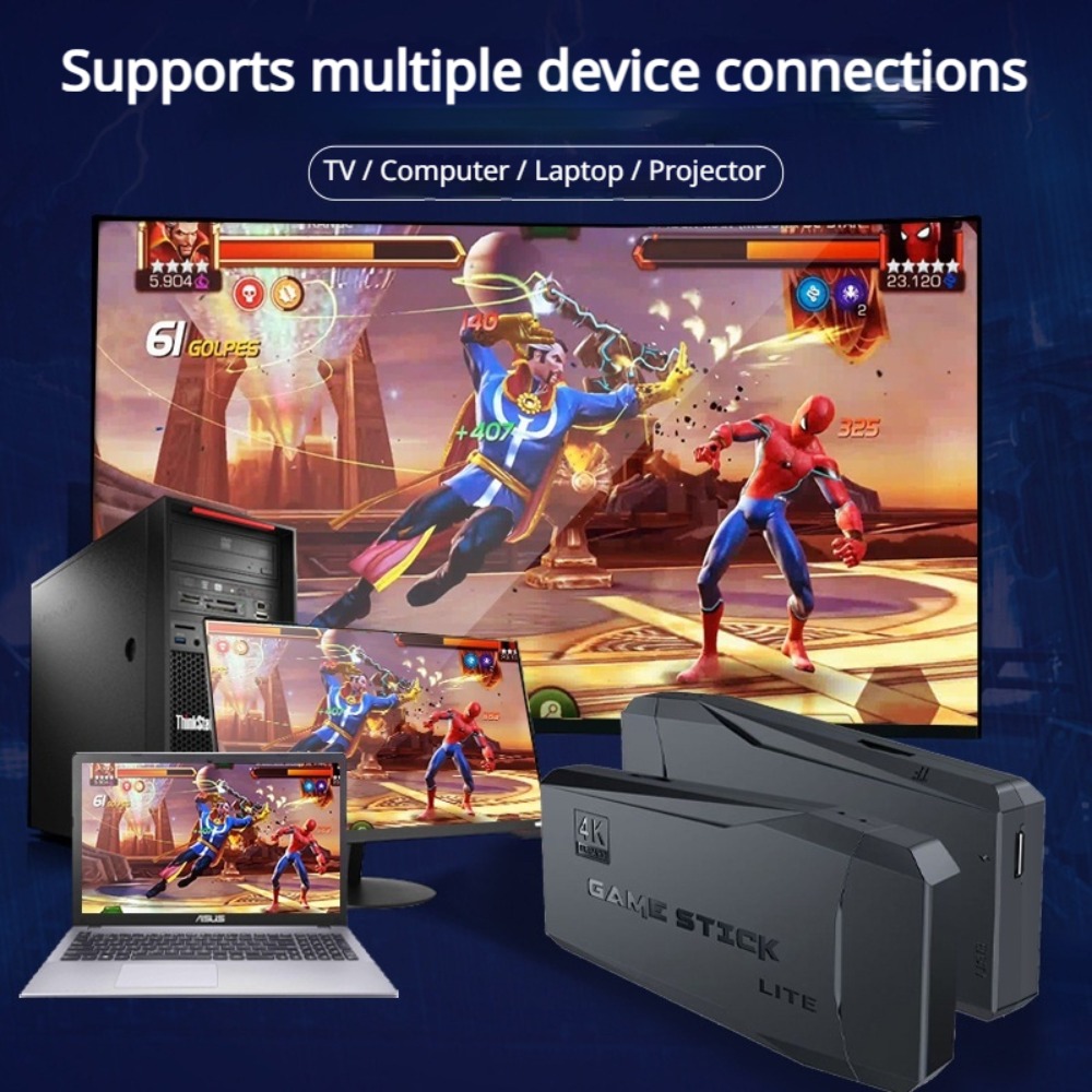 Portable 4K Retro Game Stick C - Retro Gaming Upscaler reseña y precio