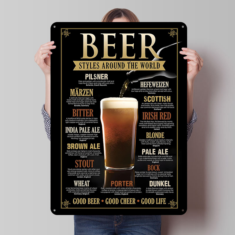 Black Beer Guide Tinplate Post - Retro Gaming Guide reseña y precio