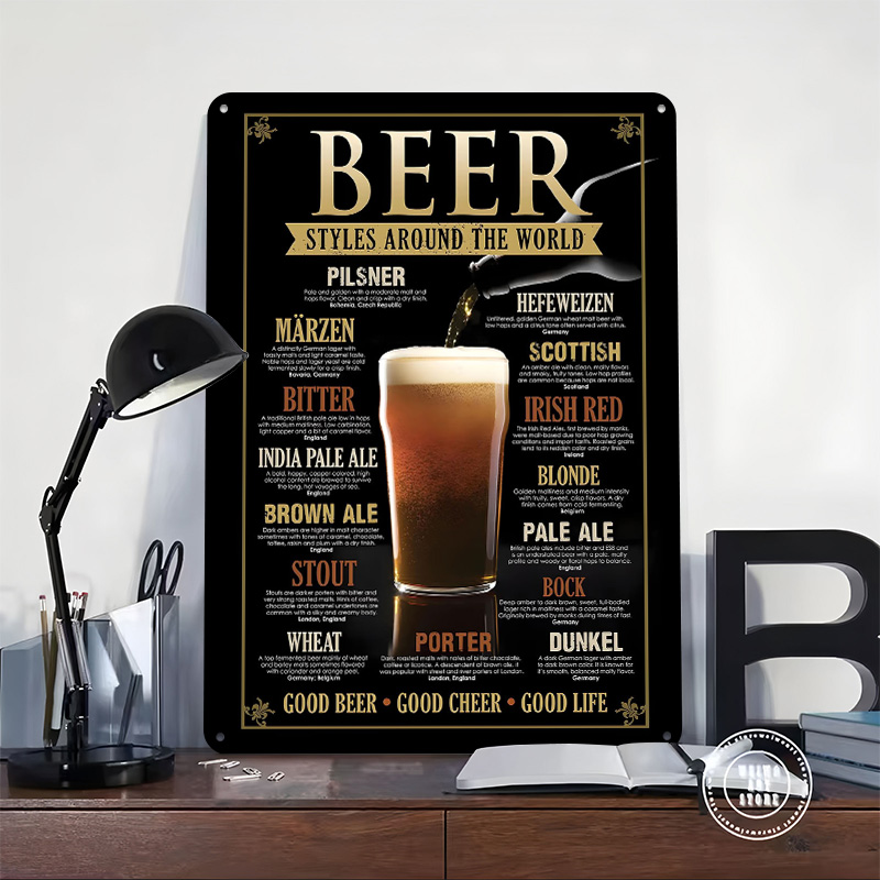 Black Beer Guide Tinplate Post - Retro Gaming Guide reseña y precio
