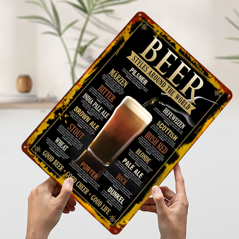 Black Beer Guide Tinplate Post - Retro Gaming Guide reseña y precio