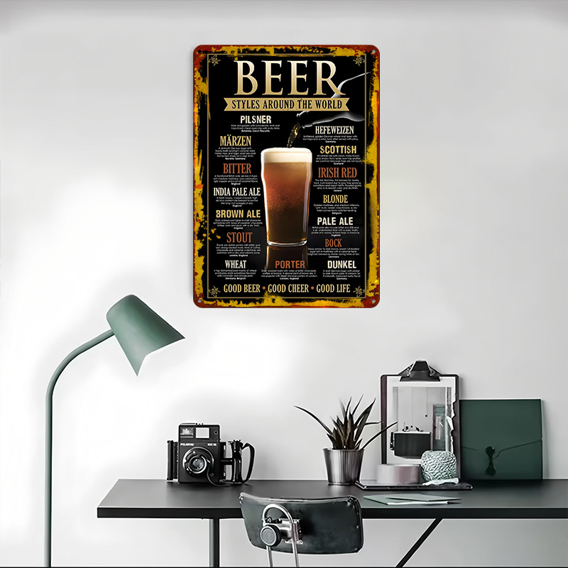Black Beer Guide Tinplate Post - Retro Gaming Guide reseña y precio